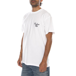 S/S GRACIOUS T-SHIRT WHITE - Maglietta Girocollo Uomo Bianca I036879 02XX CARHARTT WIP 