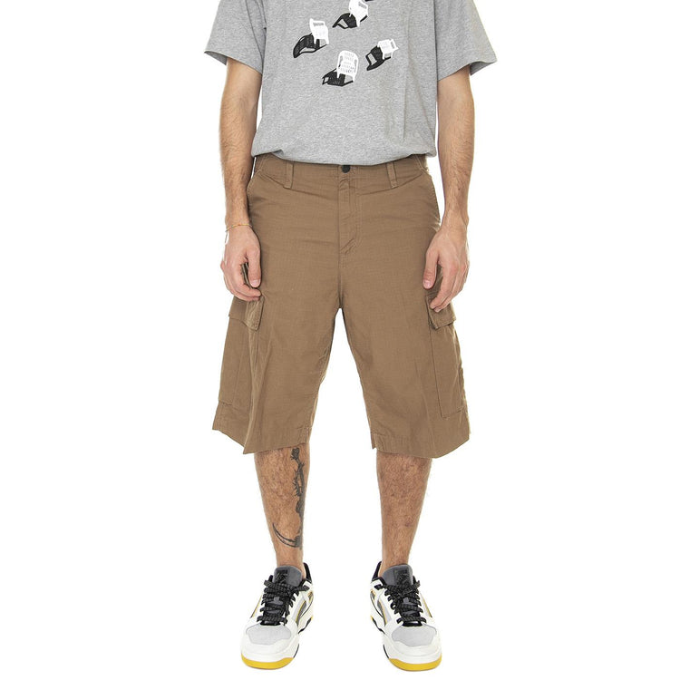 Regular Cargo Short Buffalo Rinsed - Bermuda Cargo Uomo Marroni I028246-1CM02  CARHARTT WIP 