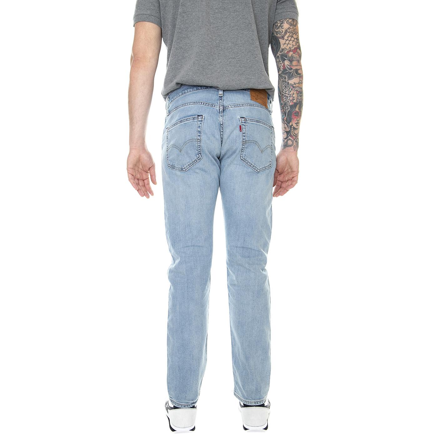 502 Taper Easy Light Indigo Worn In - Pantaloni Denim Jeans Uomo Blu 29507-1191  LEVIS 