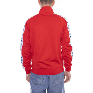 222 Banda Anniston Slim Jacket -  Red / White / Blue - Giacca Leggera Uomo Rossa 301EFU0-C37  KAPPA 