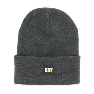Cat Label Cuff Beanie Dark Heather Grey - Cappellino a Cuffia Grigio 1090026-10123  CAT 