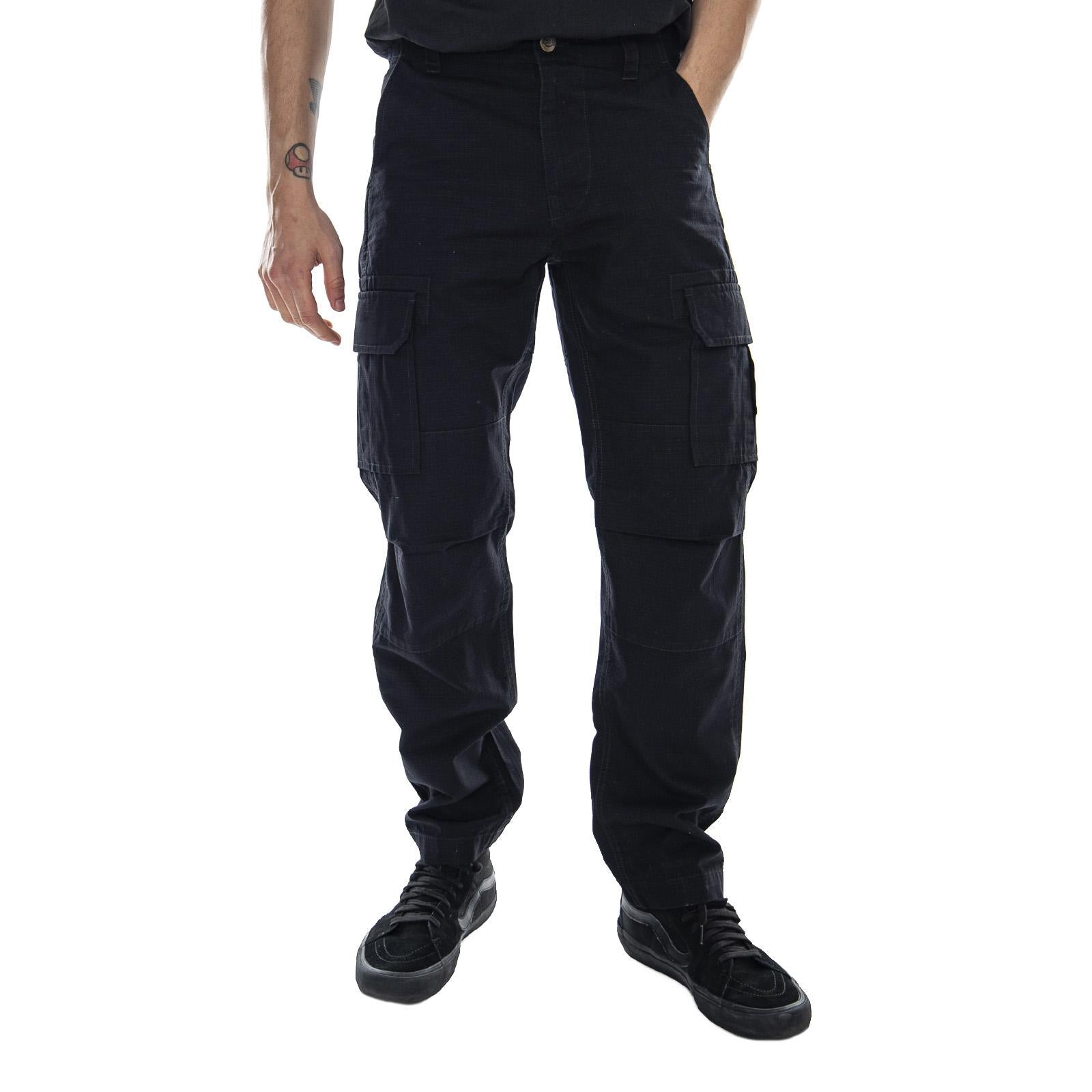 Edward Sport Pant - Black - Pantaloni Cargo Uomo Neri 01 210121-BK . DICKIES 