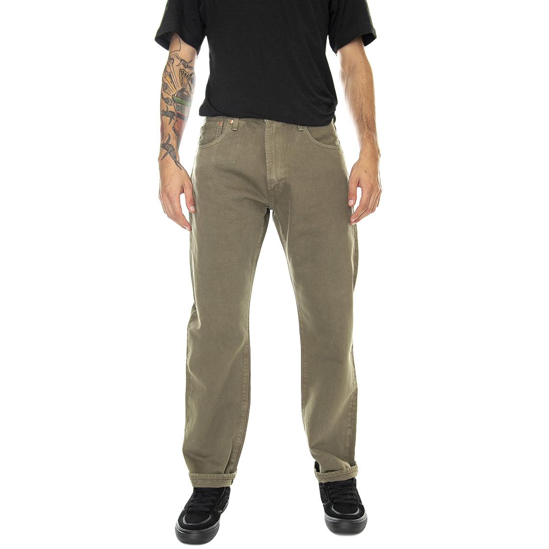 551Z Authentic Straight Z0871 Green Ga - Pantaloni Denim Jeans Uomo Verdi 24767-0044  LEVIS 