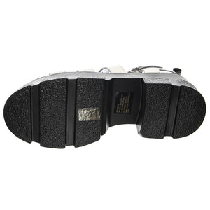 Pioneer White Leat - Sandali Donna Bianchi / Neri SMSPIONEER-WHI  STEVE MADDEN 