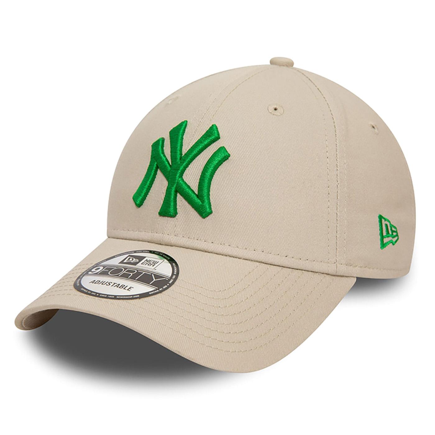 League Essential 9Forty New York Yankees Stone / Srg - Cappellino con Visiera Beige 60503376  NEW ERA 