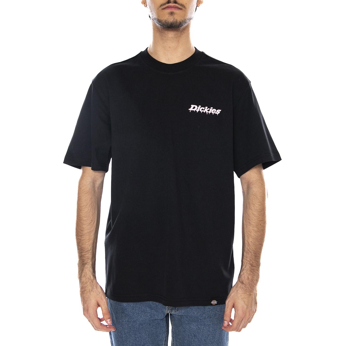 Statesville Tee SS Black - Maglietta Girocollo Uomo Nera DK0A87QPBLK1 . DICKIES 