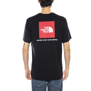 M SS Box NSE Tee Black - Maglietta Girocollo Uomo Nero NF0A87NP JK31 THE NORTH FACE 