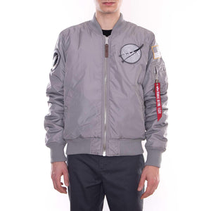 MA-1 VF Nasa Rp Bomber Jacket Silver Grey 178121-31  ALPHA INDUSTRIES 
