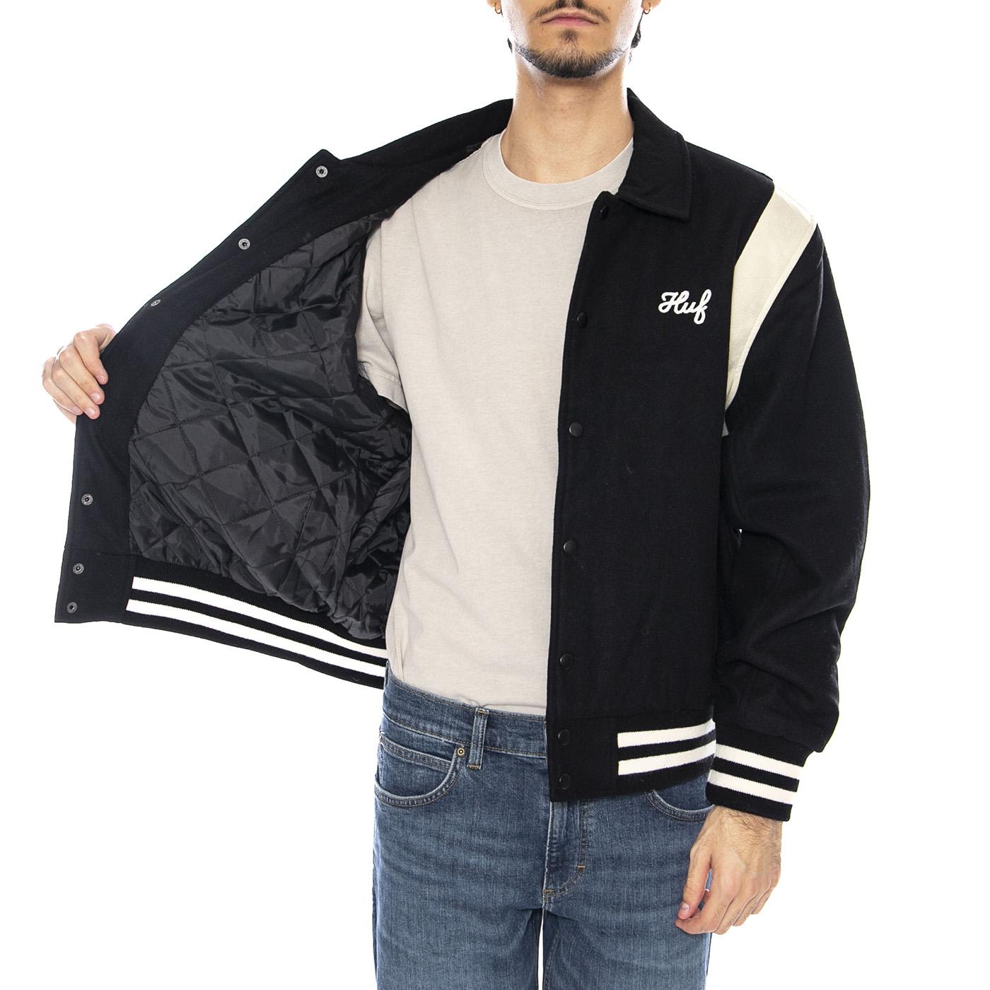 Song Varsity Jacket Black - Giacca Uomo Nera JK00439 BLK HUF 