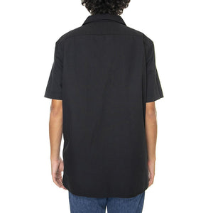 Elijah Berle Woven Elbe Black - Camicia Maniche Corte Uomo Nera VN0000B3BLK1  VANS 