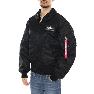 CWU 45 Black Jacket -- Giacca Uomo Nera F100102 3 ALPHA INDUSTRIES 