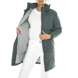 W's Downdrift Parka Nouveau Green - Giacca Donna Verde 20605-NUVG  PATAGONIA 