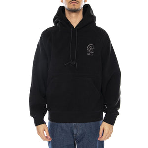 Hooded Helix Sweat Black / Porphyry - Felpa con Cappuccio Uomo Nera I035598.39SXX . CARHARTT WIP 