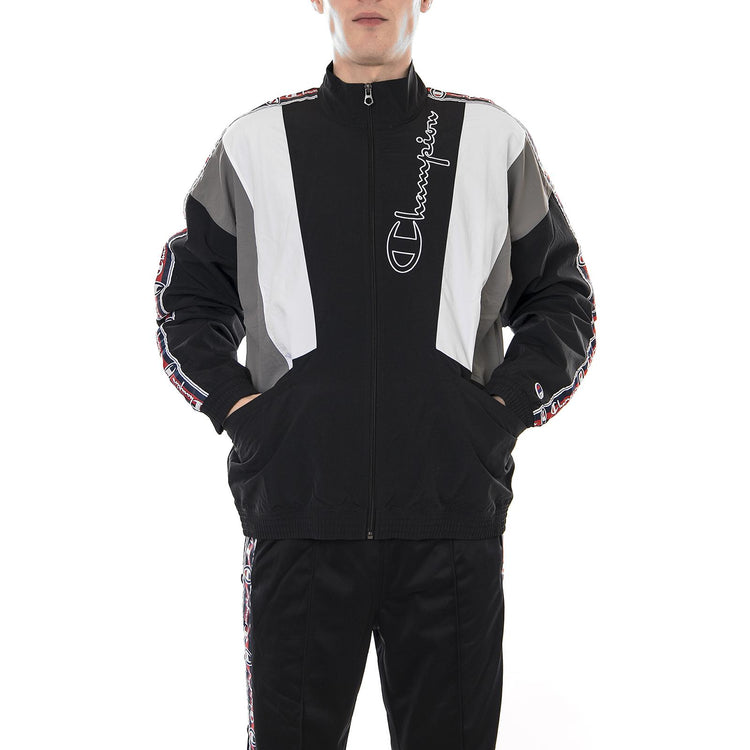 Full Zip Top Black / Grey / White 211988-KK001  CHAMPION 