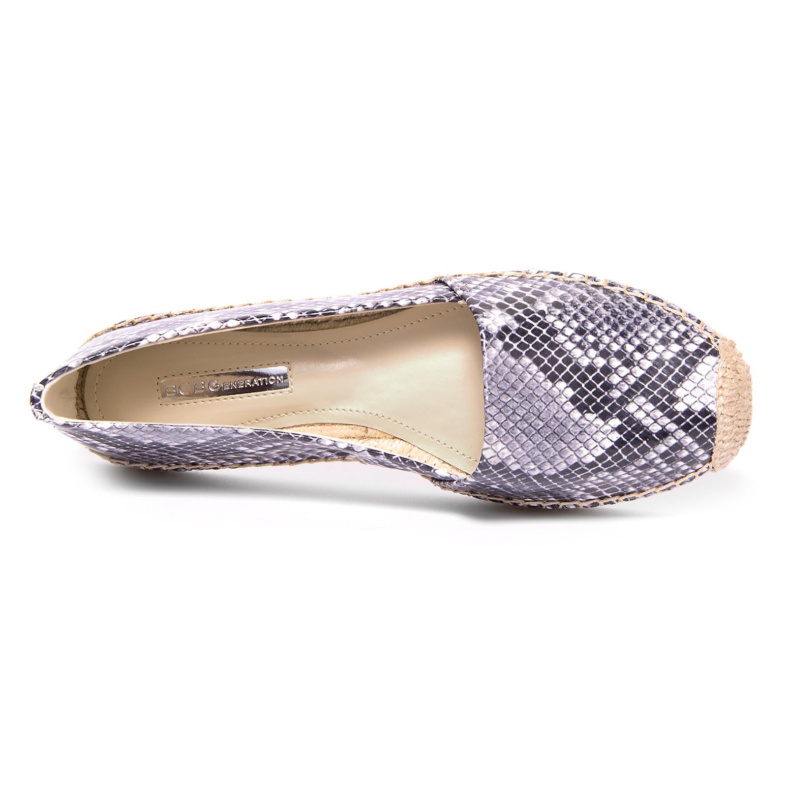 Frenchy Shoes - Black / White / Roccia Snake - Scarpe Basse Donna Multicolore BCSFRENCHYBLACK-WHIT  BCBG 