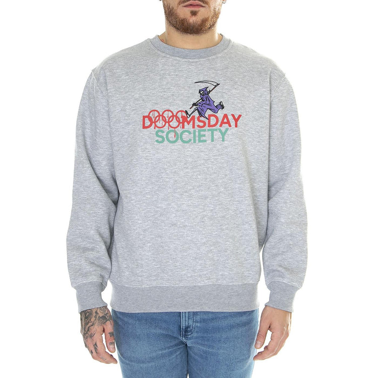 Evil23 Crewneck Sport Grey - Felpa Girocollo Uomo Grigia CRN0133SPOGRE  DOOMSDAY 