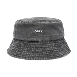 Bold Pigment Canvas Bucket Hat Pigment Black - Cappello da Pescatore Grigio 100520095-BLK  OBEY 