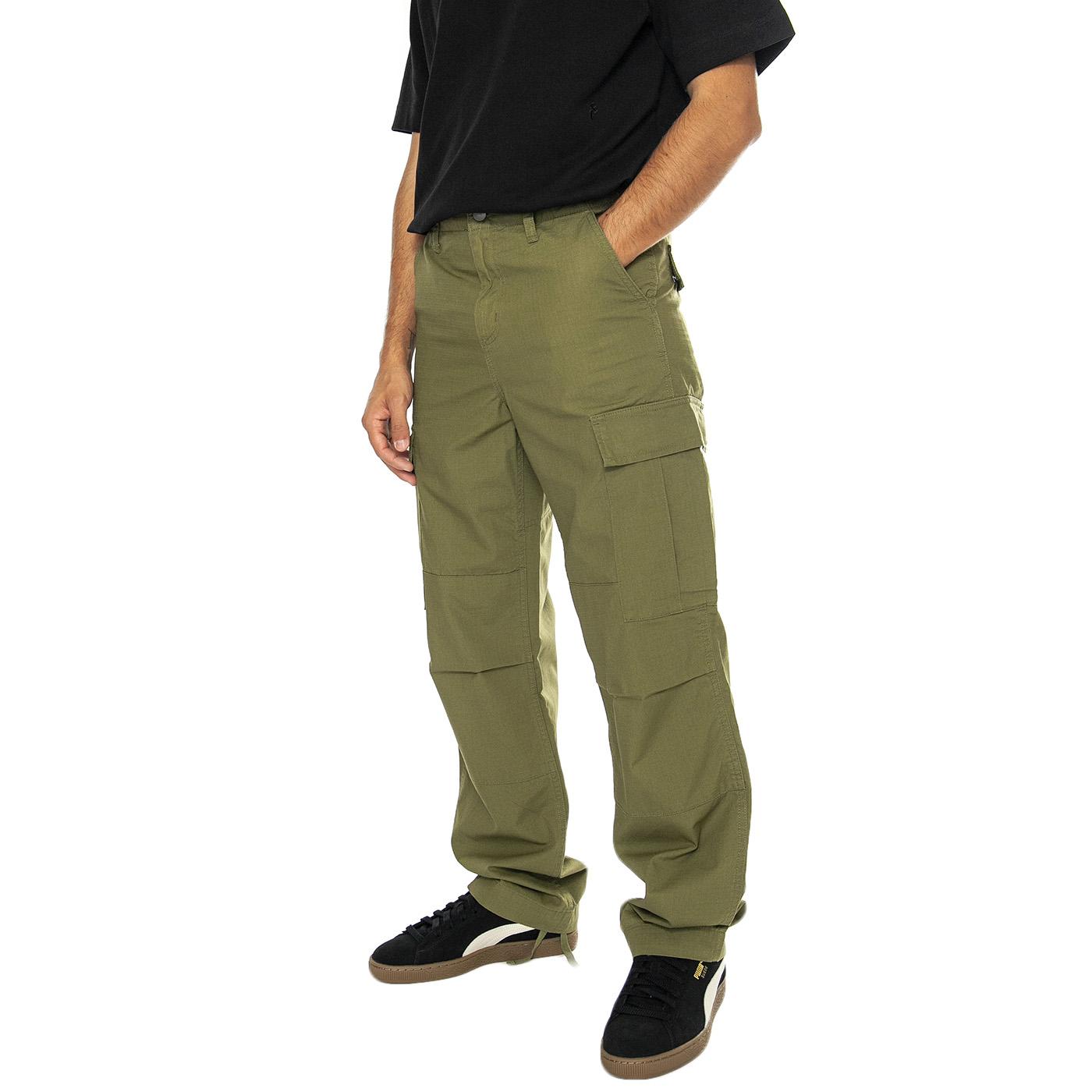 Regular Cargo Pant Capulet rinsed - Pantaloni Cargo Uomo Marroni I032467.2BQ02  CARHARTT WIP 