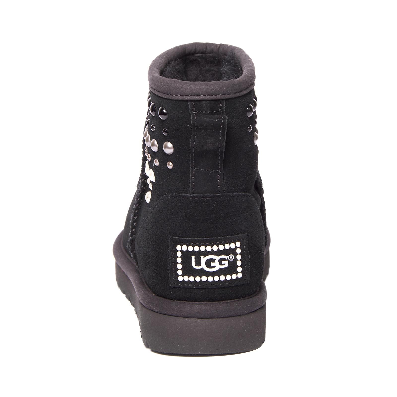 Wm Classic Mini Boots with Pearls - Black - Stivaletti Donna Neri UGSCLMPBK1012393W  UGG 