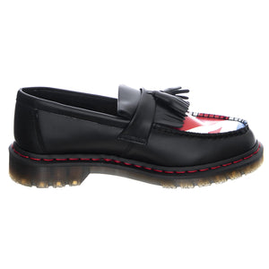 The Who Adrian Shoes - Black Smooth / The Union Jack - Scarpe Profilo Basso Donna Nere / Multicolore DMSADRWHOBK25270001  DR.MARTENS 