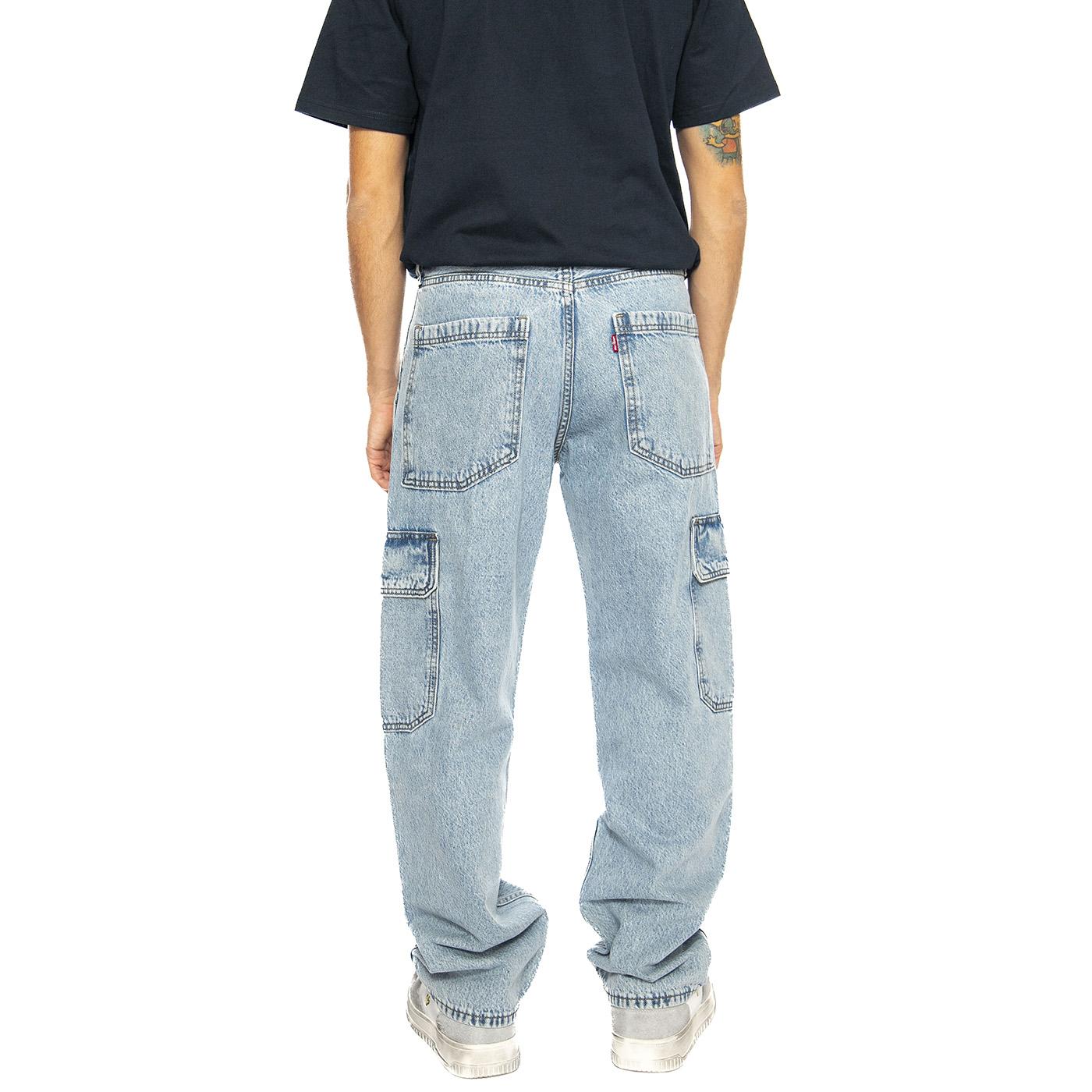 568 Loose STRT Cargo My Pockets Full - Jeans Uomo Blu 000LP-0001 . LEVIS 