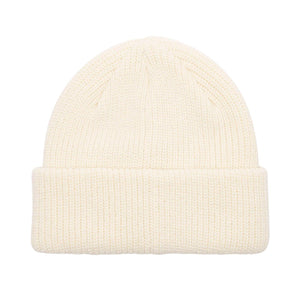 Mid Icon Patch Cuff Beanie Unbleached - Cappellino in Maglia BIanco 100030195 UBL OBEY 