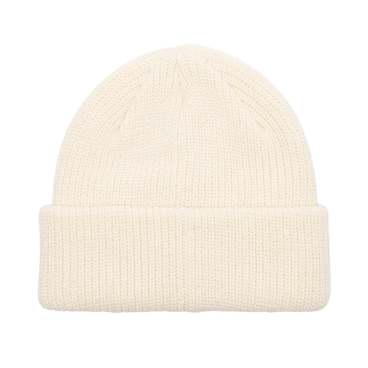 Mid Icon Patch Cuff Beanie Unbleached - Cappellino in Maglia BIanco 100030195 UBL OBEY 