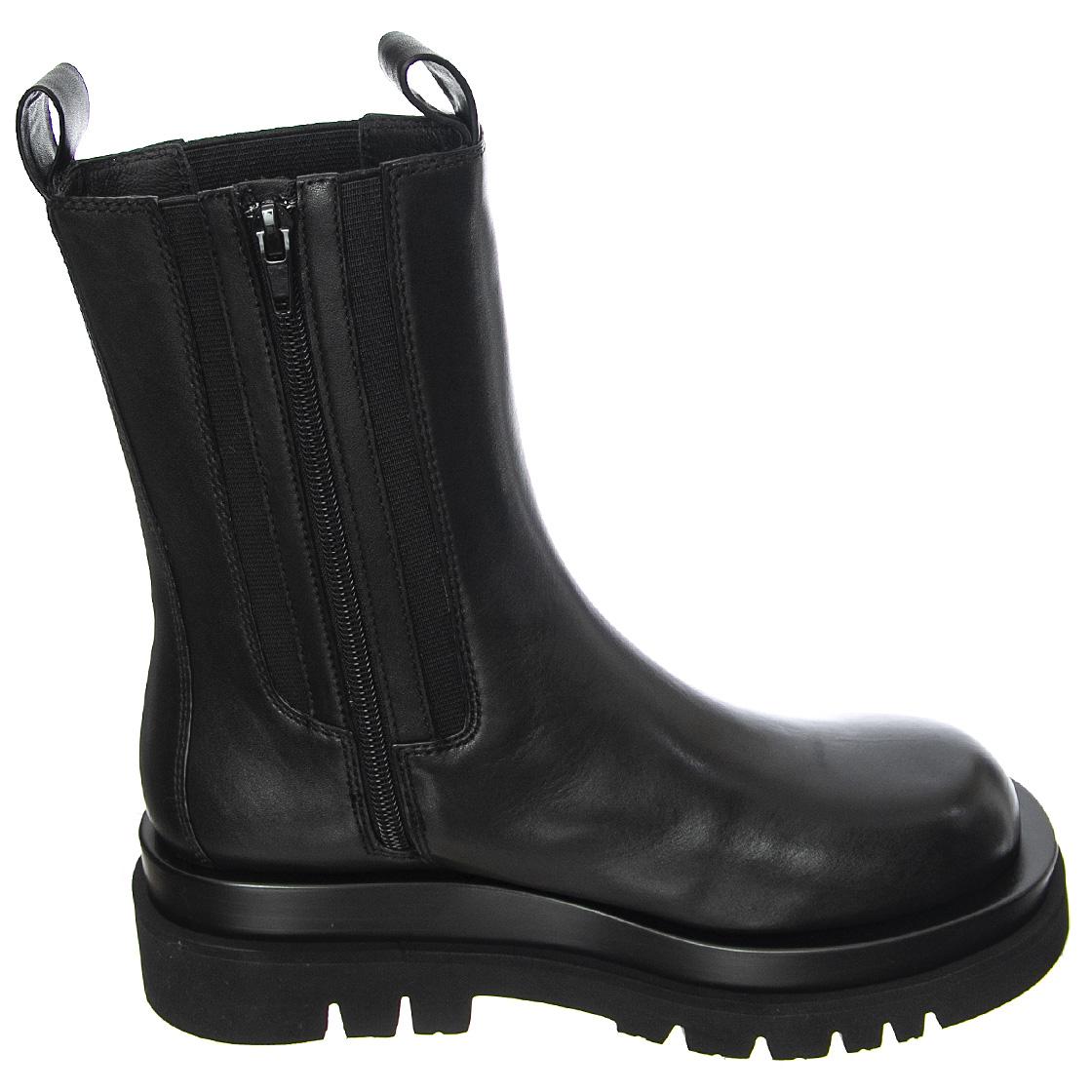 Womens Tanked Black Boots JCSJCD034101-BLA  JEFFREY CAMPBELL 