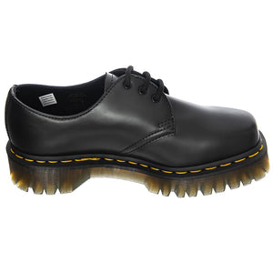 1461 Bex Squared Black Polished Smooth - Scarpe Stringate Profilo Basso Donna Nere 27875001  DR.MARTENS 