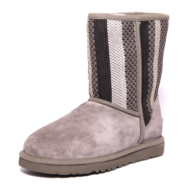 Classic Short - Charcoal Grey / Multicolor - Stivali Donna Multicolore UGSCLSWOVCHA1010551W  UGG 