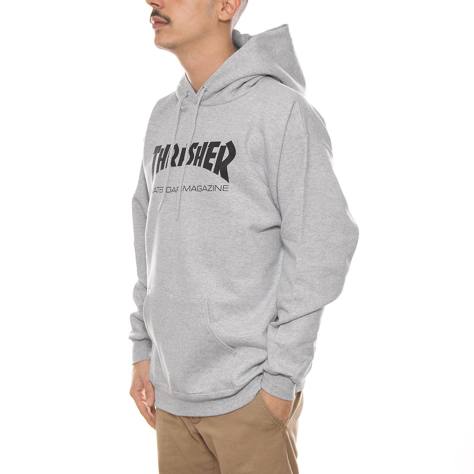 SKATE MAG HOOD GREY 312671 GRY  THRASHER 