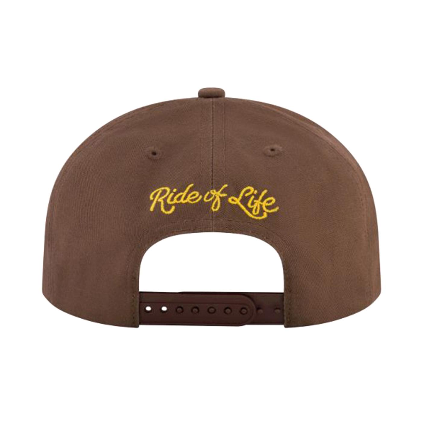 ROPE LOGO CAP BRACKEN, OS Brown - Cappellino con Visiera Marrone 112378825 BRN WRANGLER 