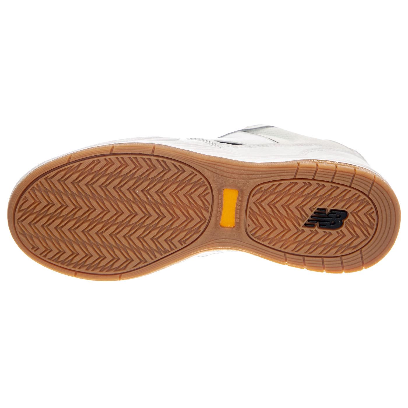 Scarpa Numeric Skateboarding White Leather / Textile - Scarpe Stringate Profilo Basso Uomo Bianche NM808TNB  NEW BALANCE 