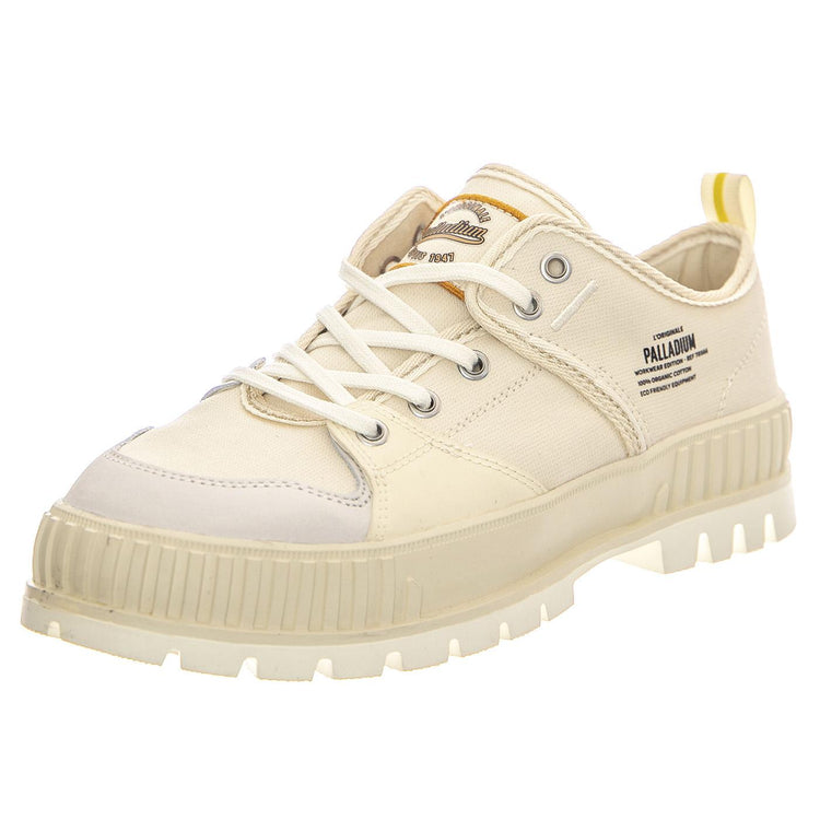 Pallashock Lo WW Cream White - Scarpe Profilo Basso Uomo Beige PAS78566-180-M  PALLADIUM 