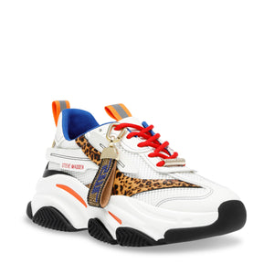 Possession Blk / Wht Leopard - Scarpe Stringate Profilo Basso Donna Nere / Bianche / Leopard SMPPOSSESSION-BLKLEO  STEVE MADDEN 