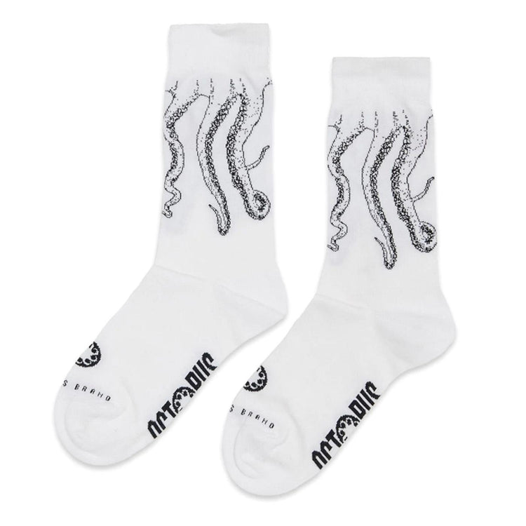 Octopus Outline Socks White - Calzini Bianchi 23SOSX03-224829  OCTOPUS 