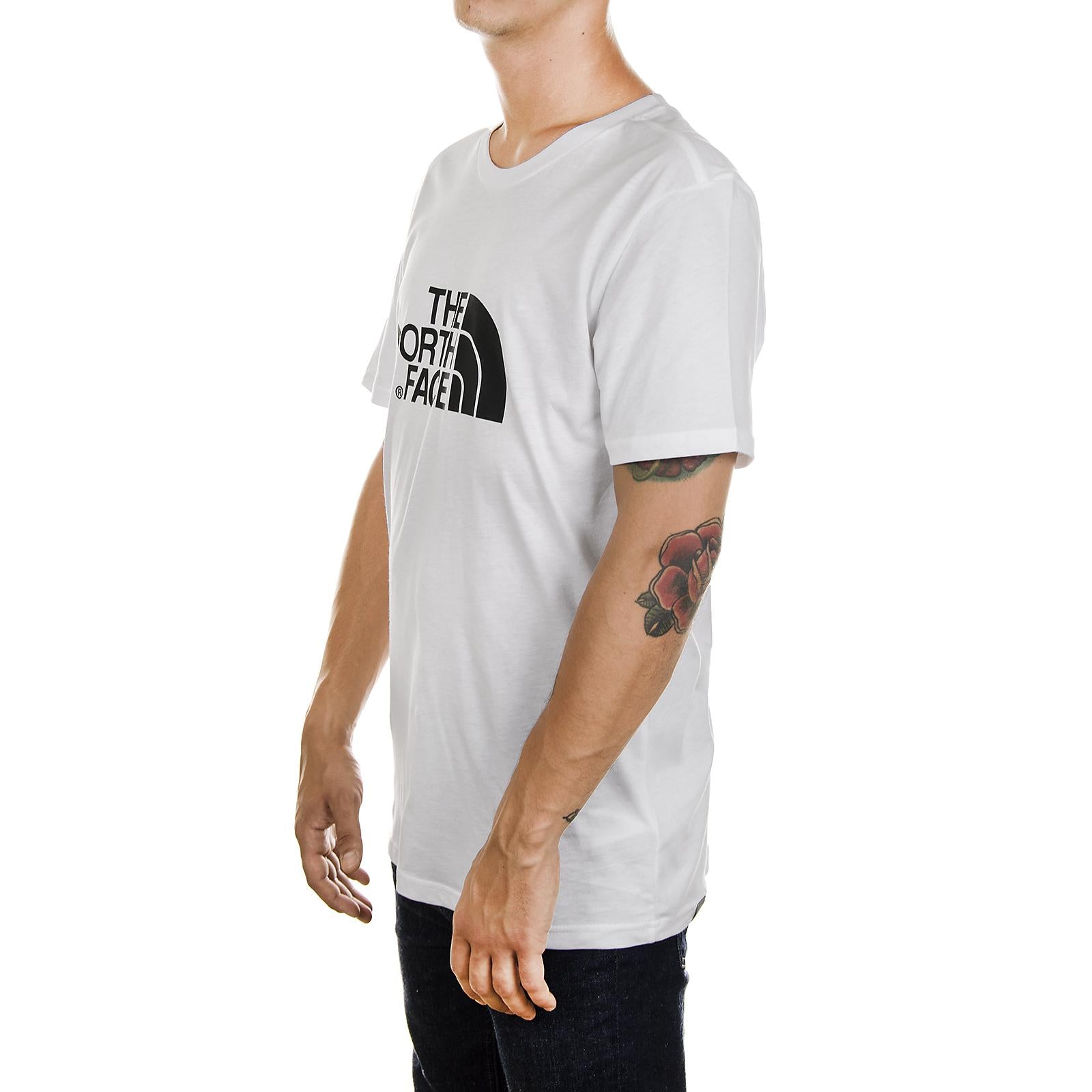 Easy Tee - White - Maglietta Girocollo Uomo T92TX3FN4  THE NORTH FACE 