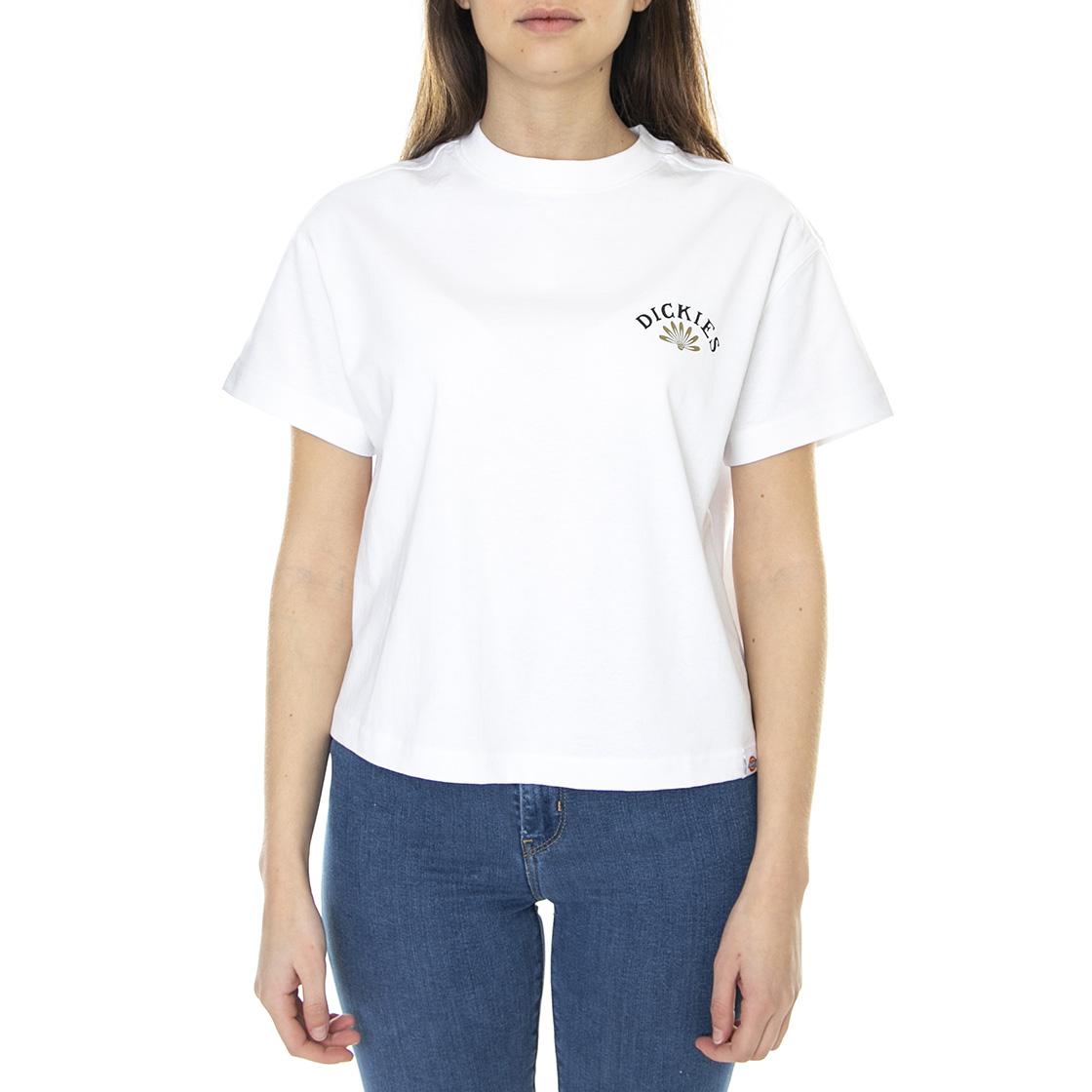 Fort Lewis - Maglietta Girocollo Donna Bianca DK0A4XQPWHX1  DICKIES 