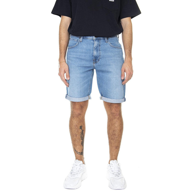5 Pocket Short Worker Light Blue - Bermuda Denim Jeans Uomo Blu L73MMWFO  LEE 