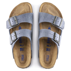 Arizona BS Dusty Blue Leather Sandals - Sandali Donna Blu 1022509  BIRKENSTOCK 