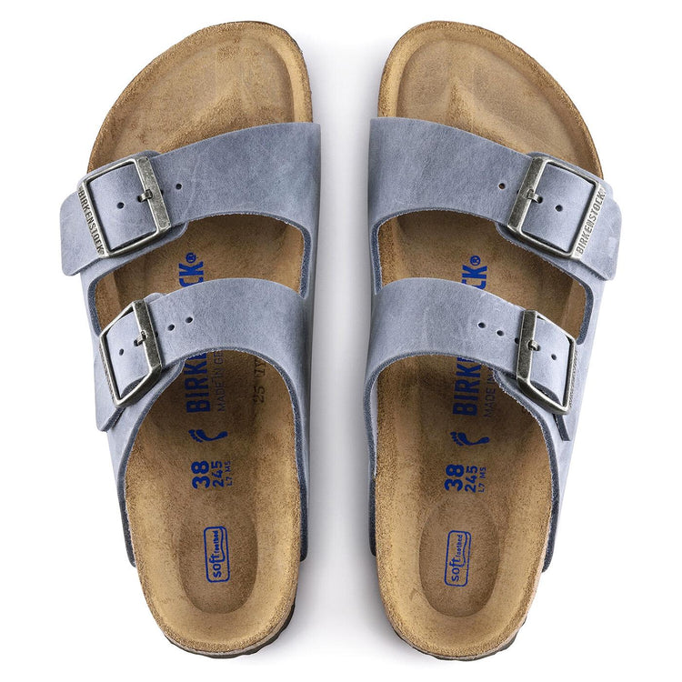 Arizona BS Dusty Blue Leather Sandals - Sandali Donna Blu 1022509  BIRKENSTOCK 