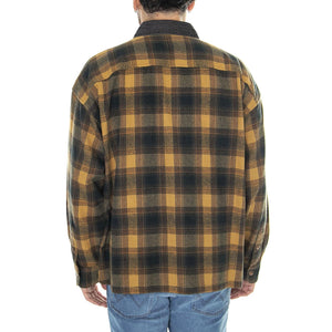 Double Flap Pocket Black Shirt - Camicia Uomo Multicolore W5506X100  WRANGLER 