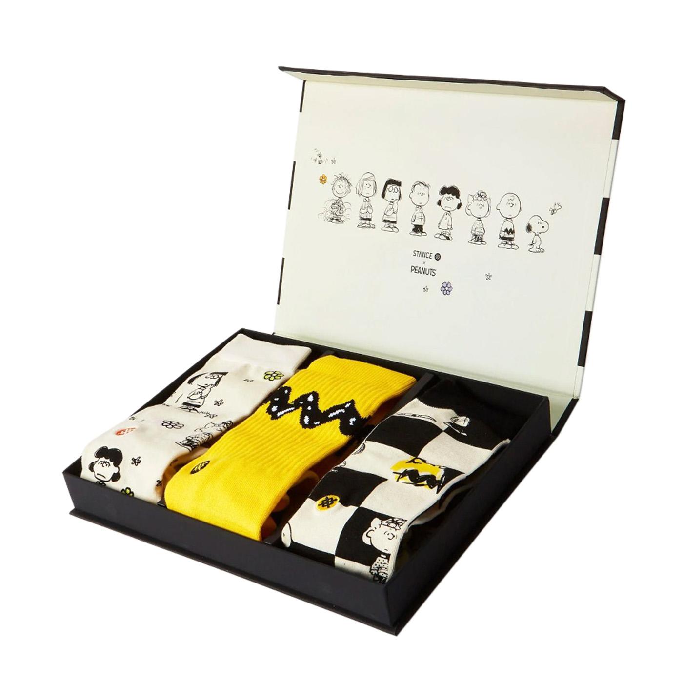 Peanuts Box Set Socks - Set da Tre Paia di Calzini Multicolore A545D22PEA  STANCE 