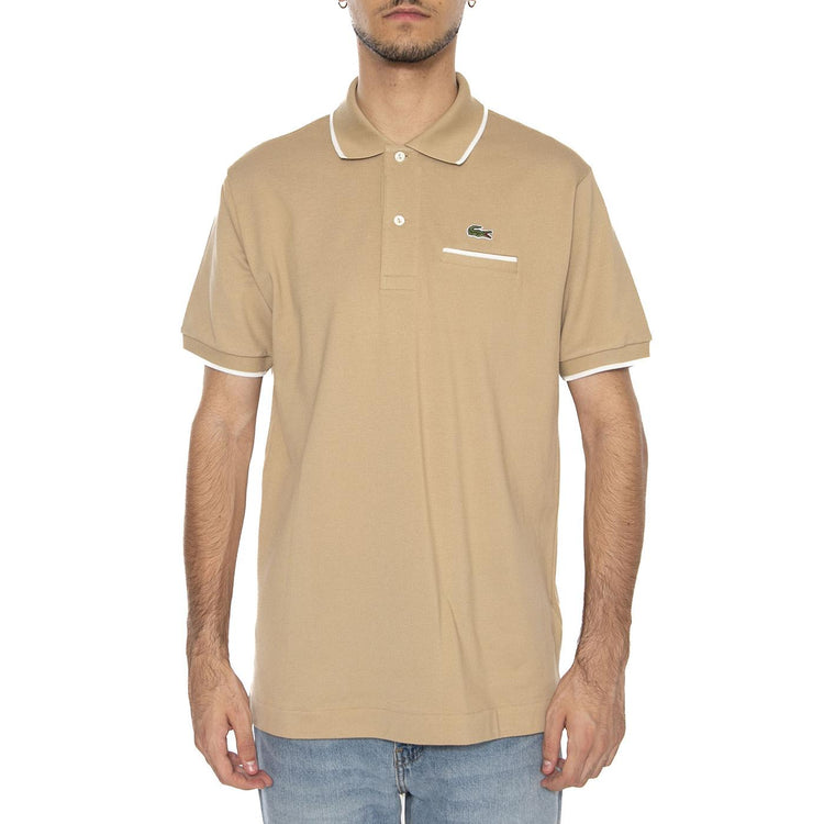 Maglietta M/C 7PT Beige - Polo Shirt Uomo Beige PH9838-7PT  LACOSTE 