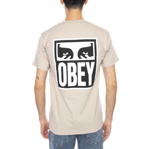 Obey Eyes Icon 2 Tee Silver Grey -- Maglietta Girocollo Uomo Grigia 165262142 SIG OBEY 