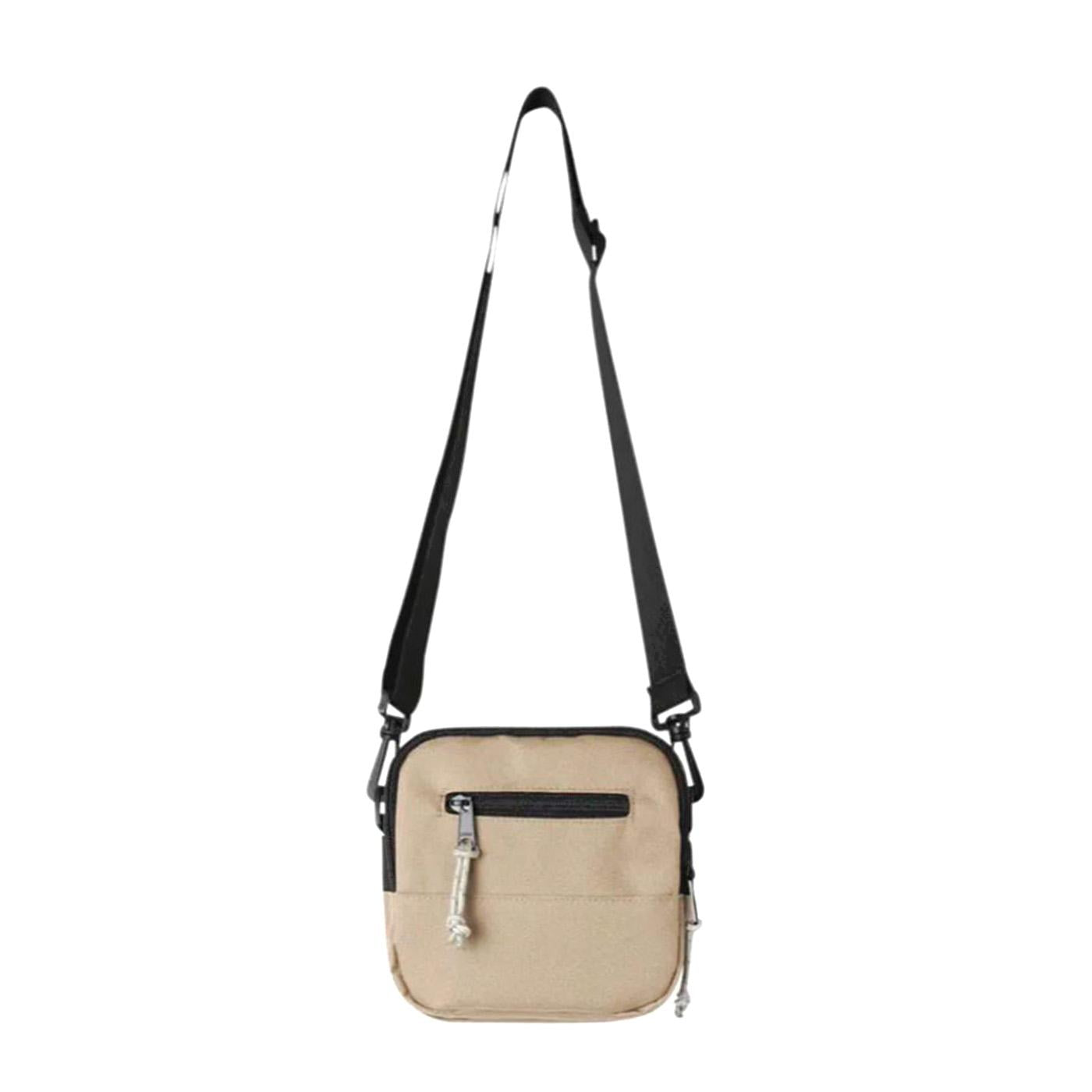 OBEY Small Messanger Bag Silver Grey - Borsello a Tracolla Beige 100010150 SIG OBEY 