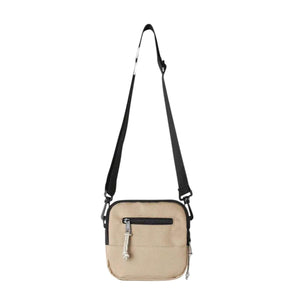 OBEY Small Messanger Bag Silver Grey - Borsello a Tracolla Beige 100010150 SIG OBEY 