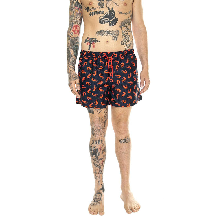 M' Shrimpy Swimshorts 6500 - Costume da Bagno Uomo Multicolore SHR116-6500  HAPPY SOCKS 