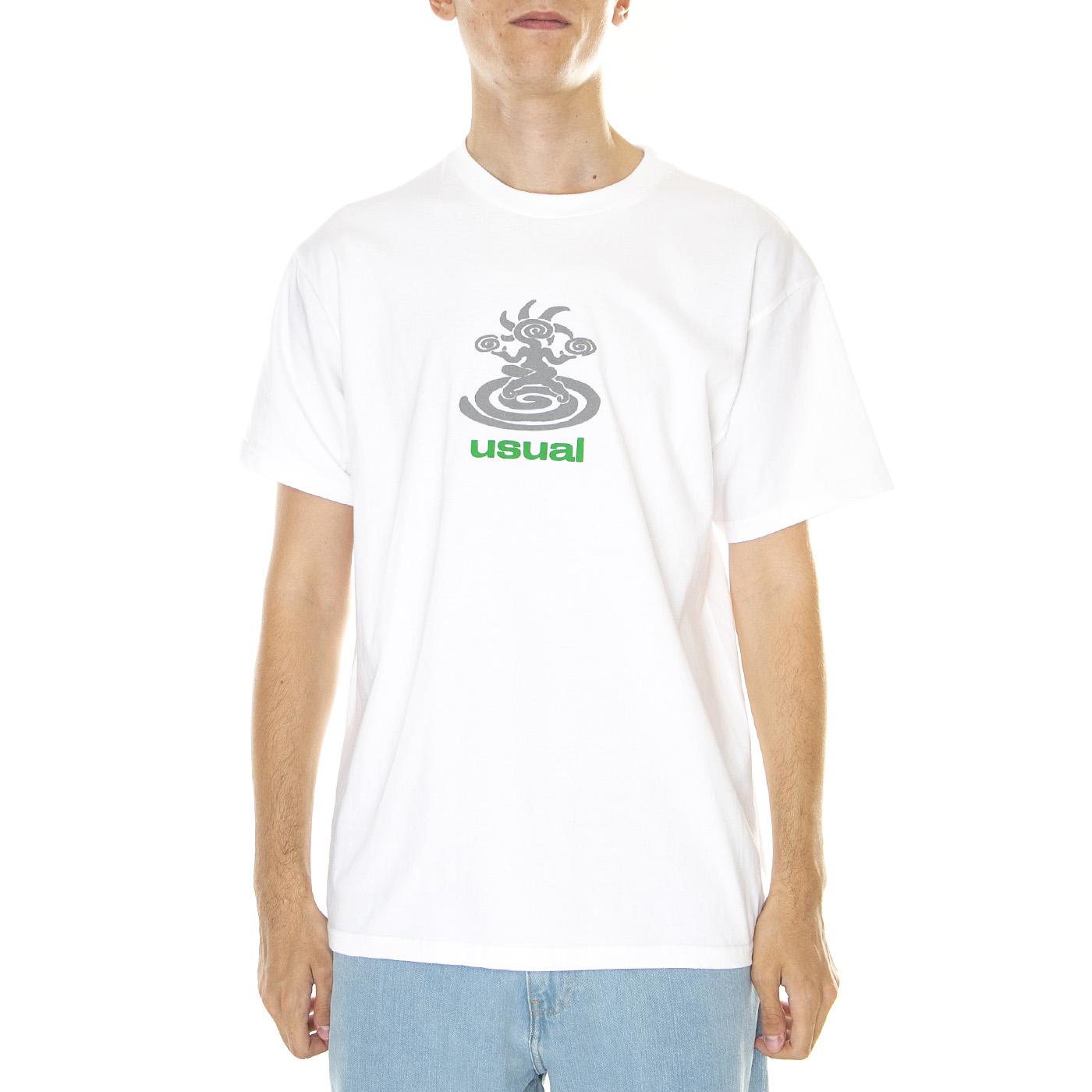 M' Inner T-Shirt White - Maglietta Girocollo Uomo Bianca S23TINNER-WHT  USUAL 