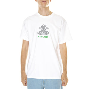 M' Inner T-Shirt White - Maglietta Girocollo Uomo Bianca S23TINNER-WHT  USUAL 